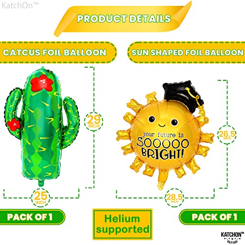 KatchOn Taco Bout A Future Balloon Set – 3 Foil Balloons for Graduation 2026 Decorations