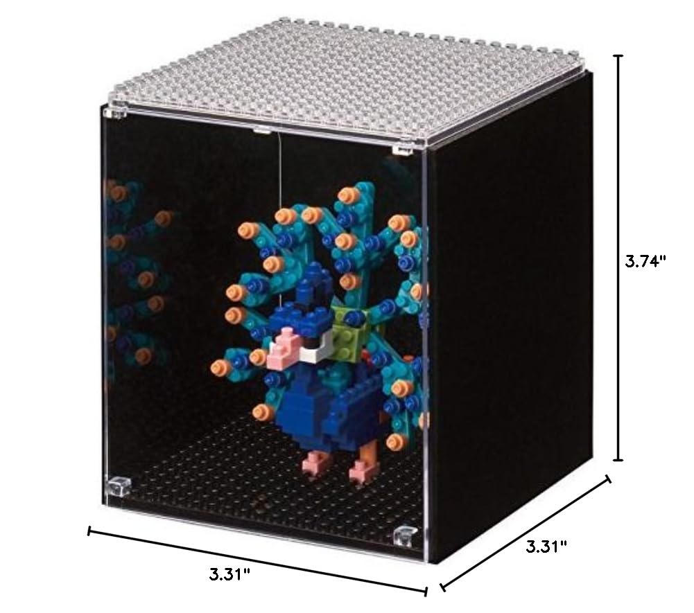 KAWADA Nanoblock NB038 Collection Case – 20-Piece Expandable Building Set for Ages 12+