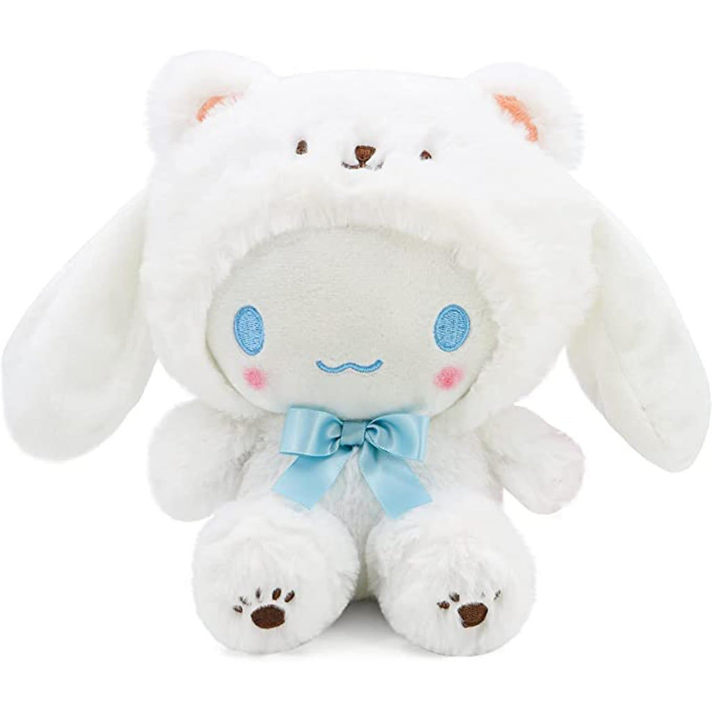 Kawaii White Bear Cross-Dressing Plush Toy - Soft Stuffed Animal Pillow for Kids, 20 cm