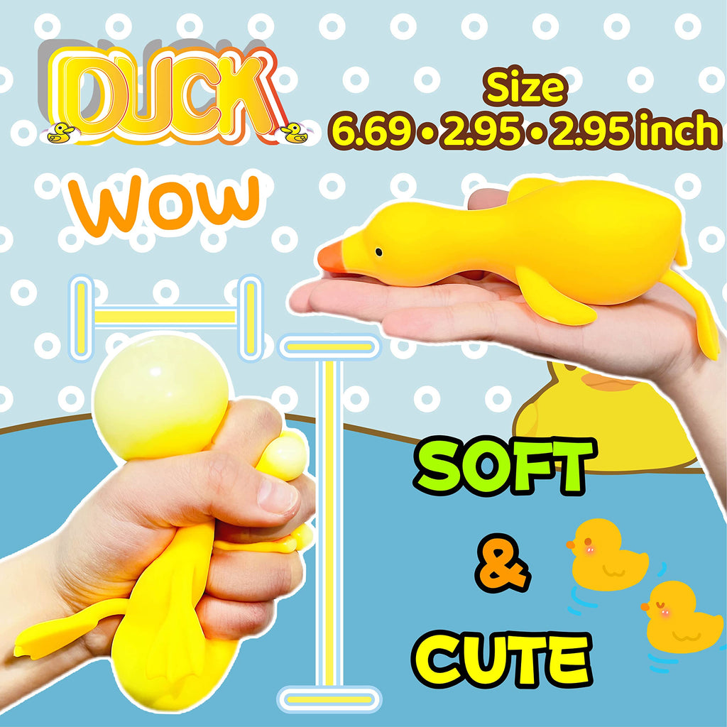 Kawaite Duck Dough Ball Fidget Toy – Squishy Stress Relief Ball for Kids and Adults