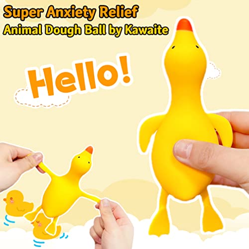 Kawaite Duck Dough Ball Fidget Toy – Squishy Stress Relief Ball for Kids and Adults