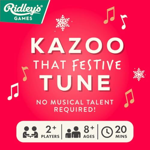 Kazoo That Festive Tune – Holiday Game with 4 Kazoos & 100 Songs | Ridley's