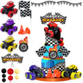 KEEPARTY 20-Piece Truck Cake Decoration Set – Off-Road Vehicle Cake Toppers for Car-Themed Parties