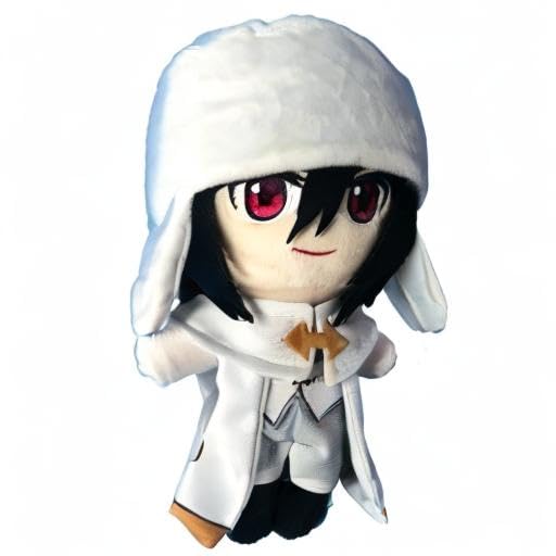Kejodiy BSD Plush Doll – Soft Anime Stuffed Toy, 7.8 Inches, PP Cotton Filling, Room Decor & Gift