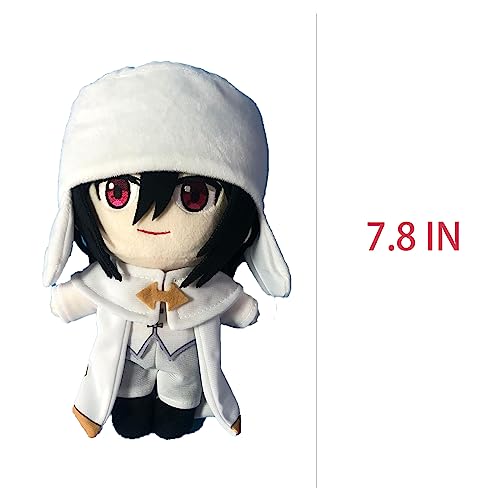 Kejodiy BSD Plush Doll – Soft Anime Stuffed Toy, 7.8 Inches, PP Cotton Filling, Room Decor & Gift