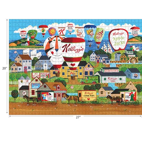 Kellogg's Hot Air Balloon Celebration 1000-Piece Jigsaw Puzzle by RoseArt