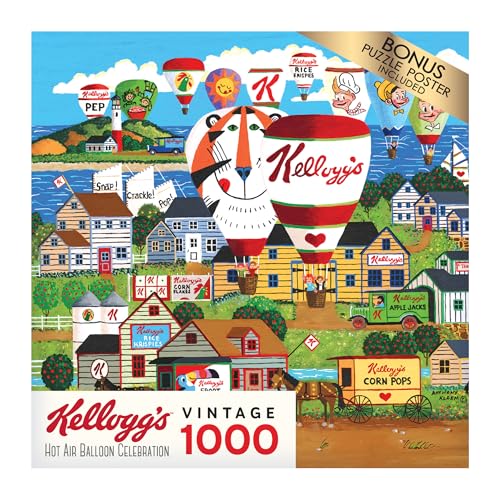 Kellogg's Hot Air Balloon Celebration 1000-Piece Jigsaw Puzzle by RoseArt