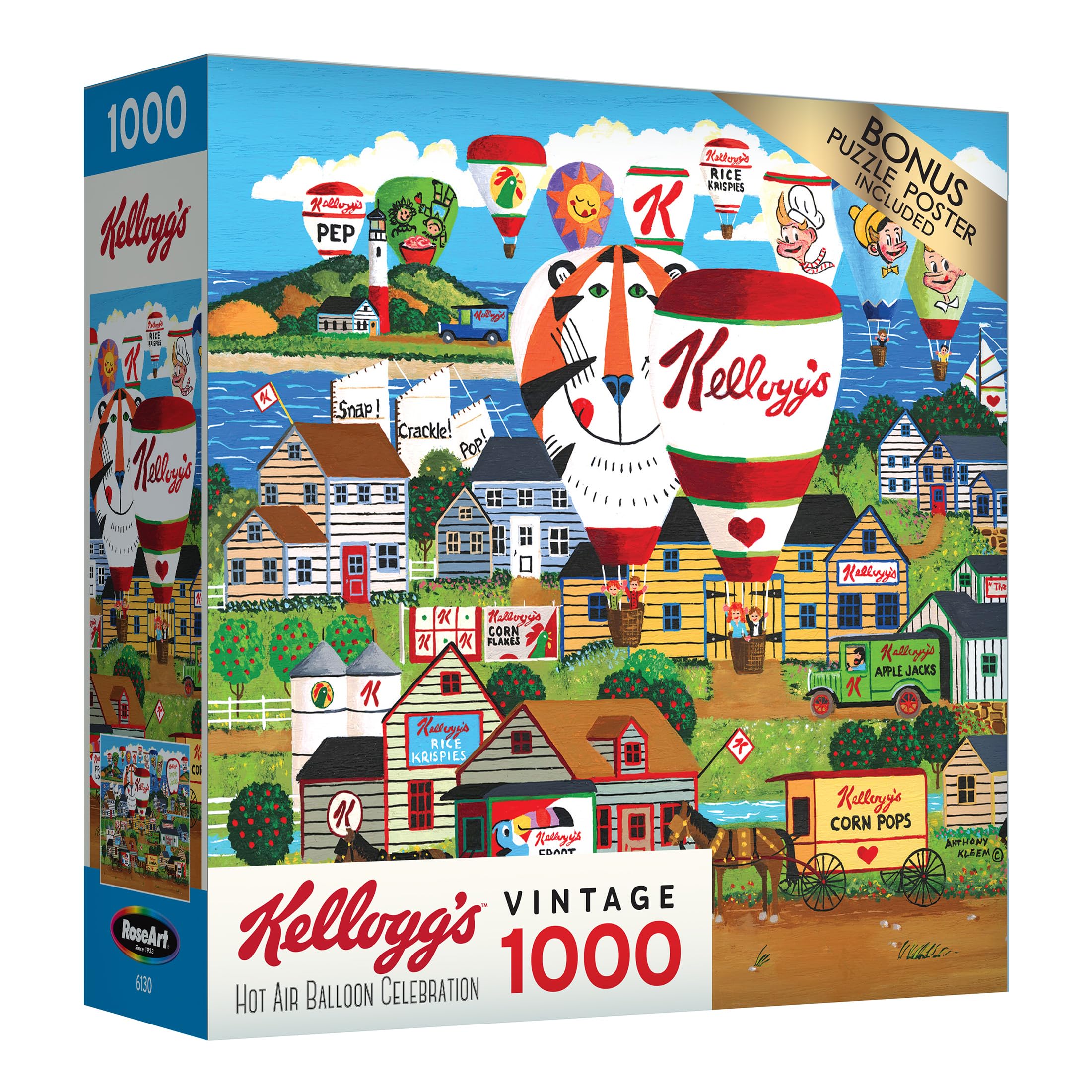 Kellogg's Hot Air Balloon Celebration 1000-Piece Jigsaw Puzzle by RoseArt