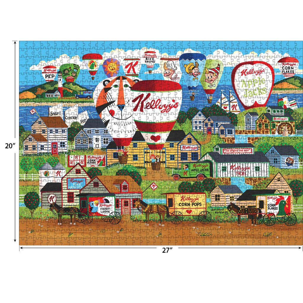 Kellogg's Hot Air Balloon Celebration 1000-Piece Jigsaw Puzzle by RoseArt