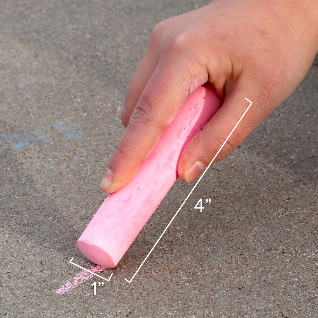 Kid Made Modern 24-Piece Sidewalk Chalk Bucket – Non-Toxic, Washable Outdoor Chalk Set for Kids