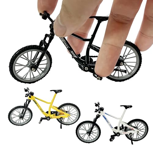 Kidbeile 3-Pack Metal Mini BMX Finger Bikes – 1:18 Scale, Disassemblable, Display Ready