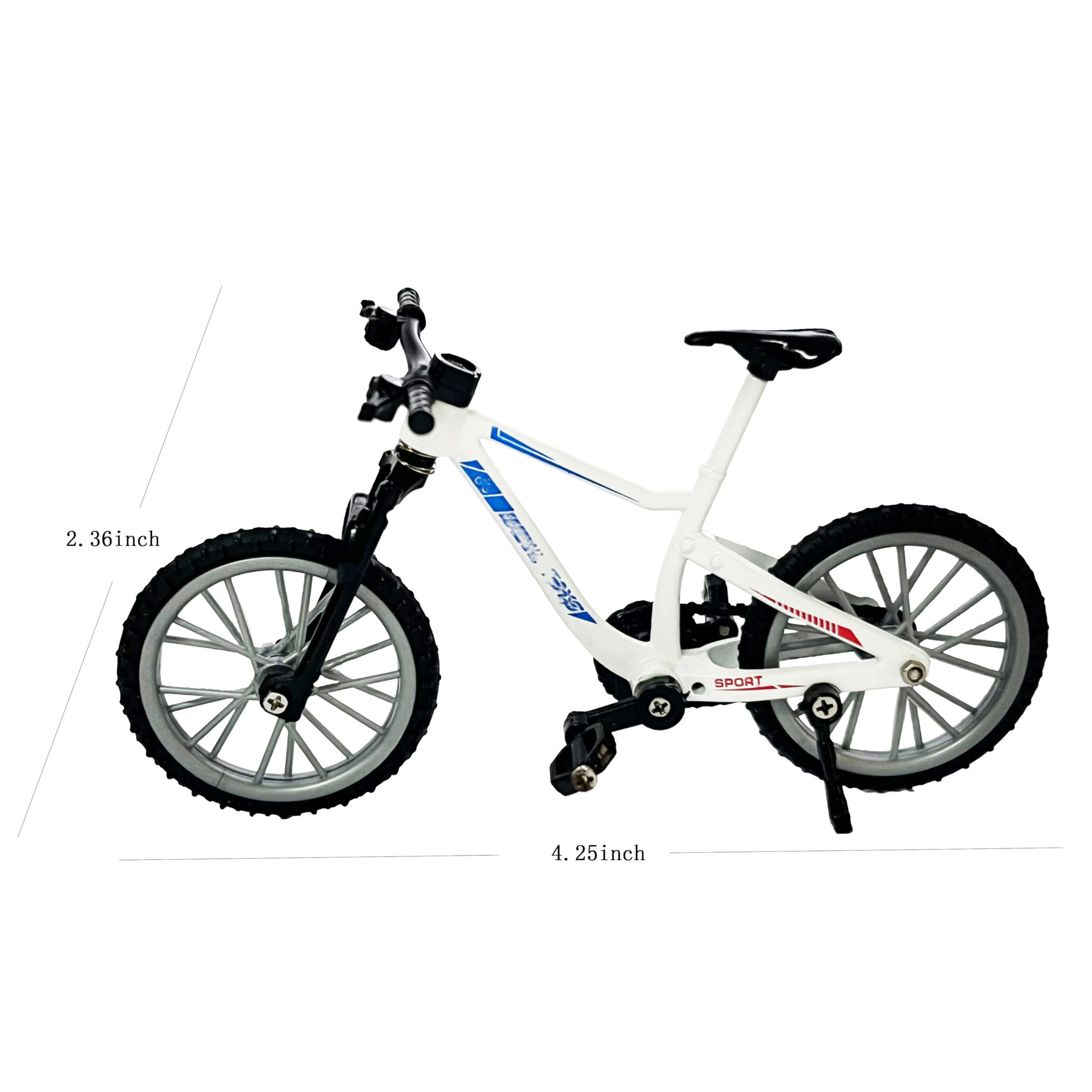 Kidbeile 3-Pack Metal Mini BMX Finger Bikes – 1:18 Scale, Disassemblable, Display Ready