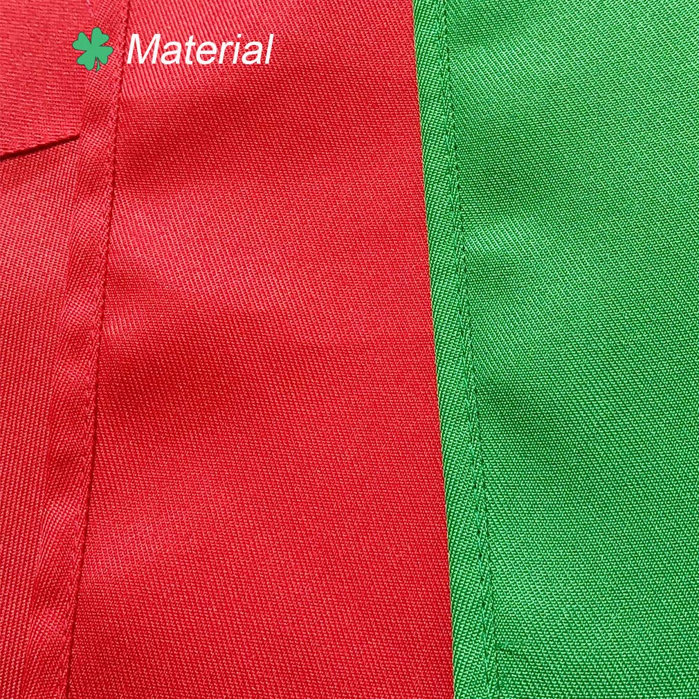 Kids Apron and Chef Hat Set - 2 Pack Green & Red for Cooking, Painting, Baking Ages 5-12
