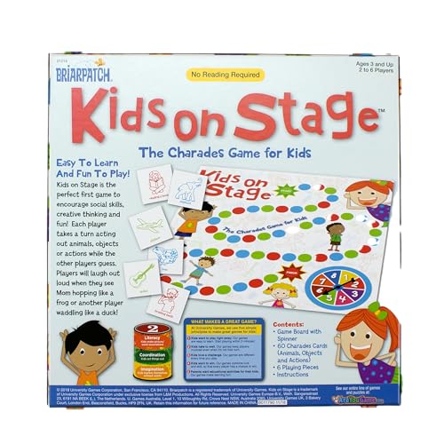 Kids on Stage Charades Game – No Reading Required for Ages 3+