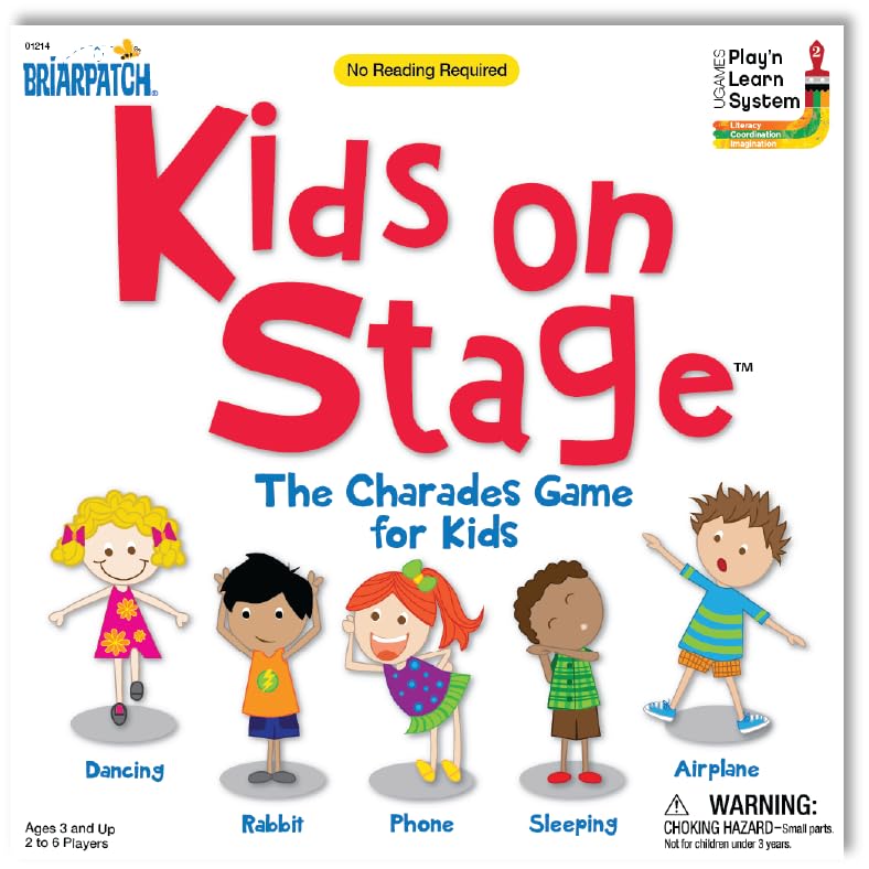 Kids on Stage Charades Game – No Reading Required for Ages 3+