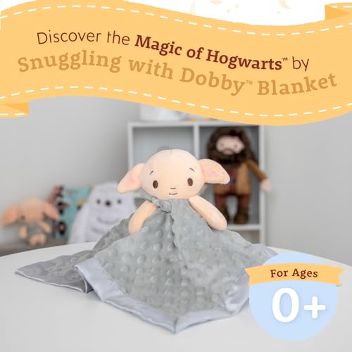KIDS PREFERRED Harry Potter Dobby 12-Inch Lovey Security Blanket for Babies