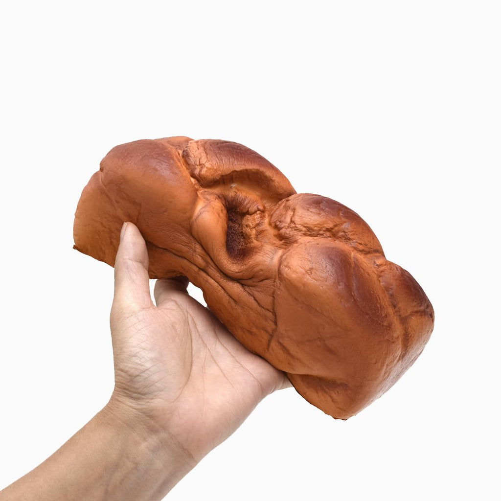 Kiibru 7.9-Inch Squishy English Bread Toy - Slow Rising Chocolate Scented PU Foam