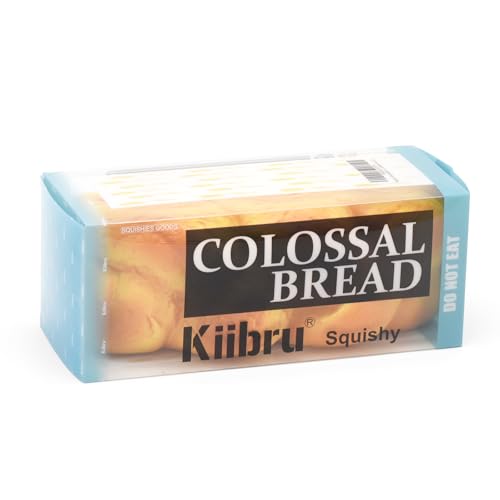 Kiibru Colossal Slow Rising Bread Squishy 7.9" Mint Scented PU Foam Stress Relief Toy