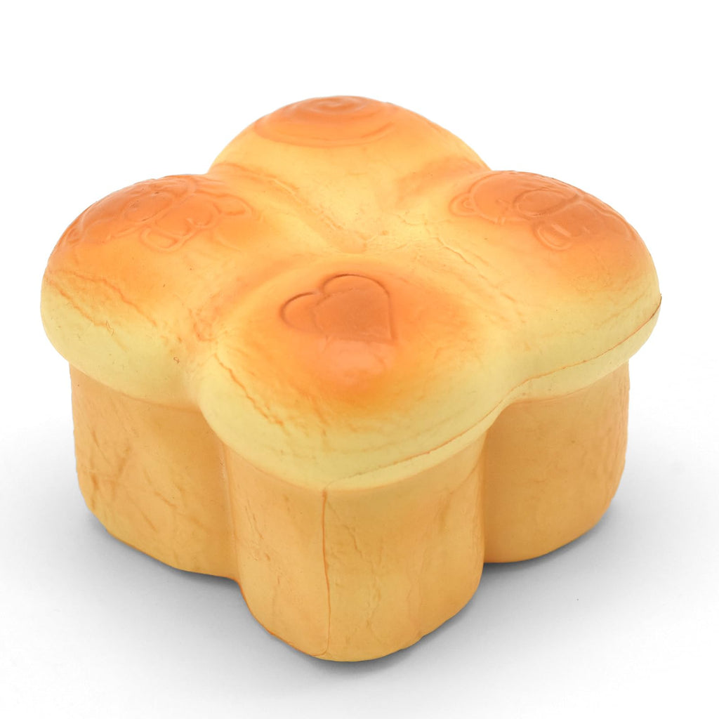 Kiibru Petals Jumbo Bread Squishy: Slow Rising Wheat Scented Stress Toy, 4.7 Inch