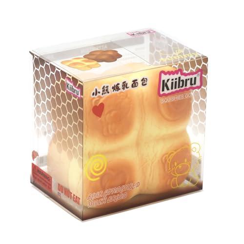 Kiibru Petals Jumbo Bread Squishy: Slow Rising Wheat Scented Stress Toy, 4.7 Inch