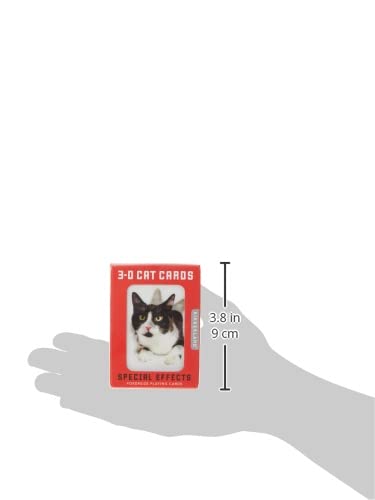 Kikkerland Lenticular Playing Cards – 52 Unique Cat Images & 2 Dog Jokers