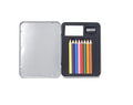 Kikkerland Mini Doodle Kit – Travel-Ready Art Set with 18 Illustrations and 8 Colored Pencils