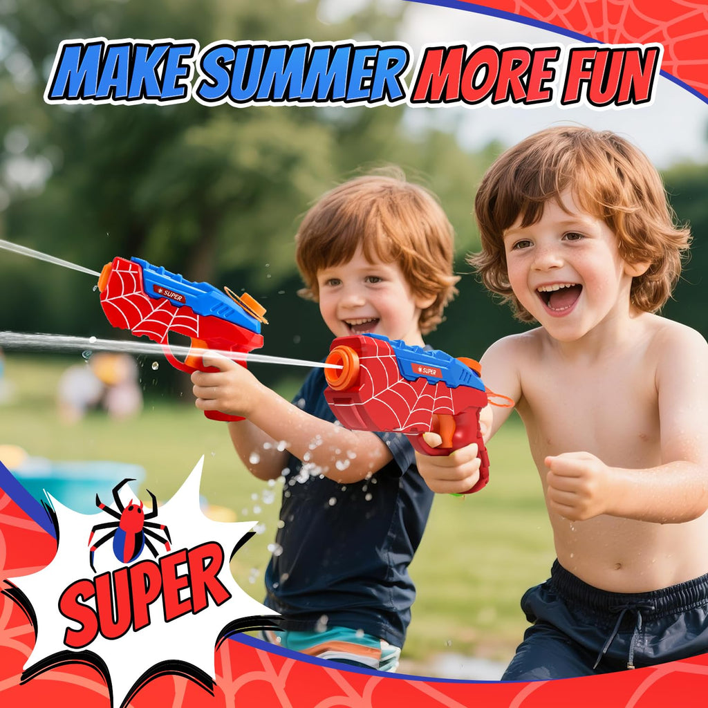 Kinayue 2 Pack Water Guns for Kids – Manual Squirt Pistols for Pool, Beach & Outdoor Fun