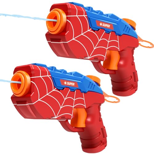 Kinayue 2 Pack Water Guns for Kids – Manual Squirt Pistols for Pool, Beach & Outdoor Fun
