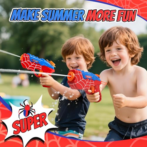 Kinayue 2 Pack Water Guns for Kids – Manual Squirt Pistols for Pool, Beach & Outdoor Fun