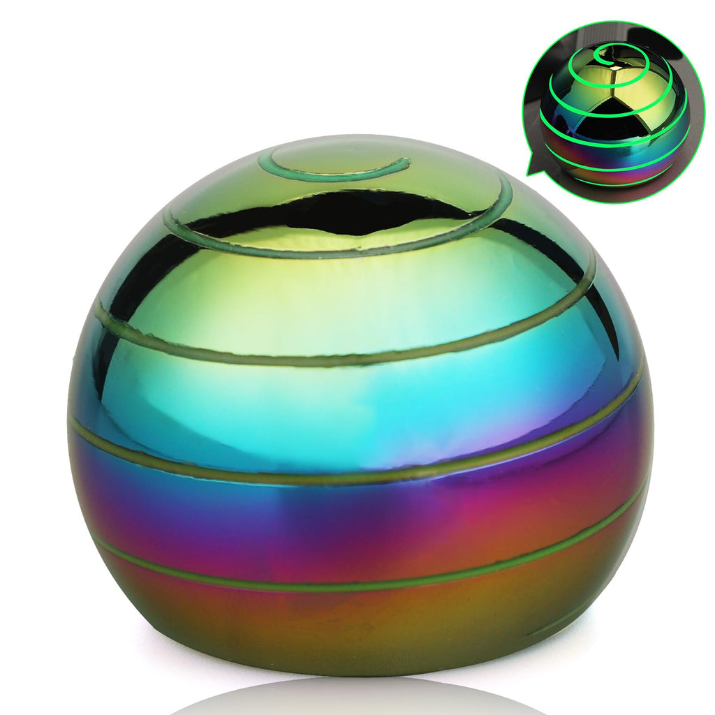 Kinetic Fidget Spinner Desk Toy – Optical Illusion Rainbow Gyro Ball for Stress Relief & Focus