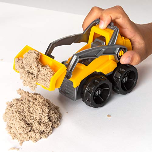 Kinetic Sand Dig N' Demolish Playset - 1lb Brown Sand with 2-in-1 Truck for Kids Ages 5+