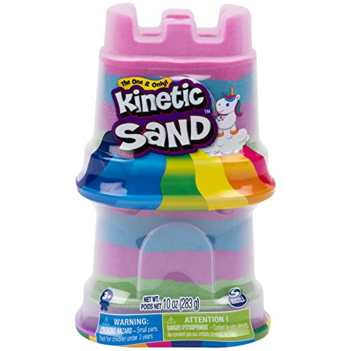 Kinetic Sand Rainbow Unicorn 2-Pack – 10oz of Moldable Sensory Sand for Kids Ages 3+
