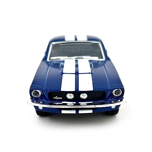 KiNSMART 1967 Shelby GT500 1:38 Die-Cast Model – Blue, Pullback Action, Opening Doors