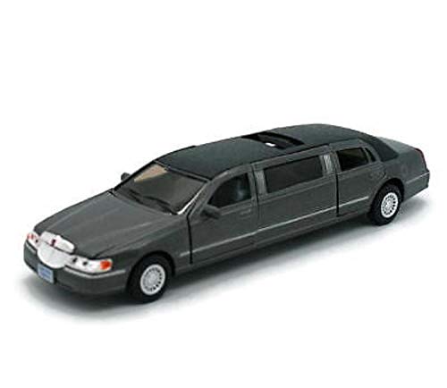 KiNSMART 1999 Lincoln Town Car Black Stretch Limousine 1:38 Die-Cast Model