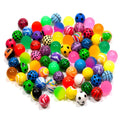 KISEER 50 Pack Mixed Color Bouncy Balls for Kids Party Favors, Prizes, and Gifts (28 mm)