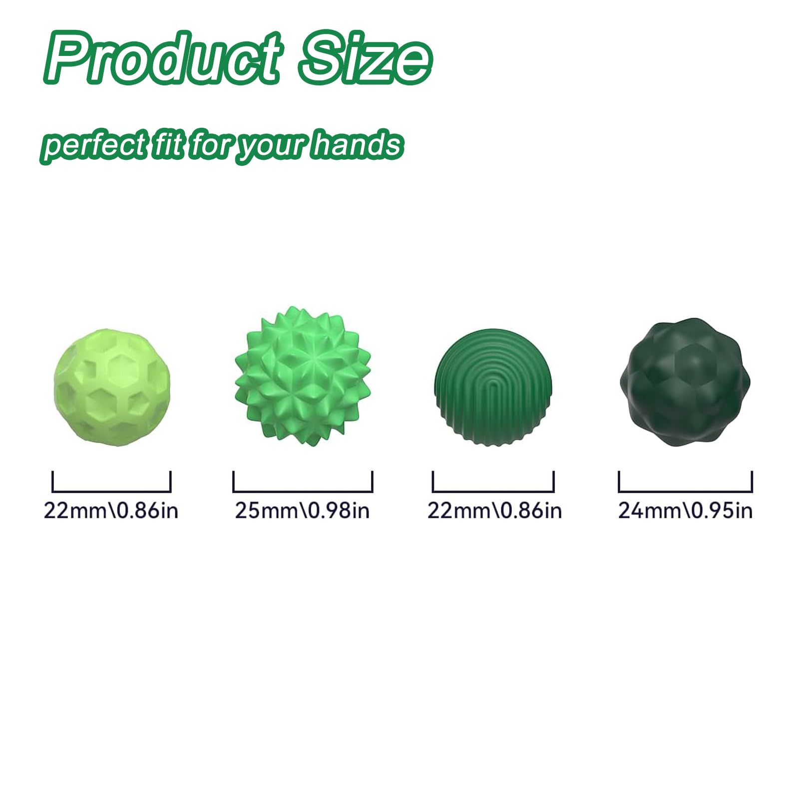 Kizcmvre 8-Pack Silicone Magnetic Fidget Balls – Silent Desk Toy for Stress and Anxiety Relief (Green)