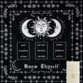 Knana Tarot Altar Cloth Set with Velvet Bag - 29.5 Inch Square Polyester Mat