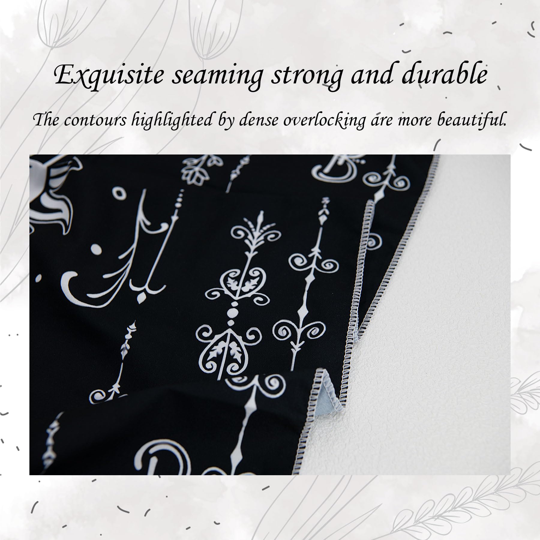 Knana Tarot Altar Cloth Set with Velvet Bag - 29.5 Inch Square Polyester Mat