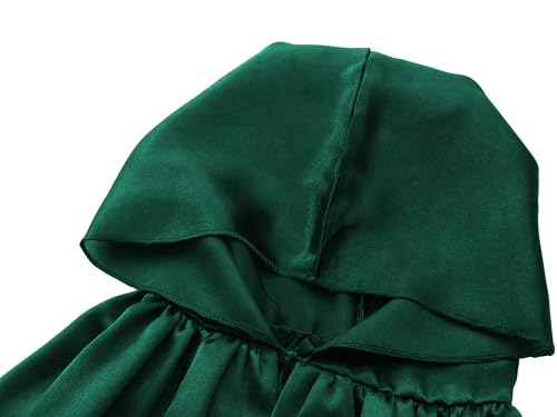 KNELOR Kids Hooded Cloak Robe for Halloween Cosplay Costumes Ages 3-16