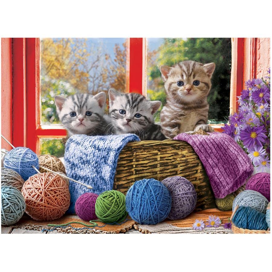 Knittin' Kittens 500-Piece Jigsaw Puzzle – EuroGraphics