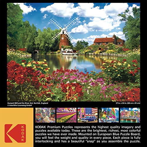 Kodak Premium 1000-Piece Jigsaw Puzzle: Hunsett Mill, Norfolk, England – 20" x 27"