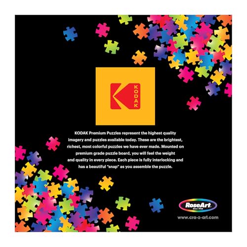 Kodak Premium 1000-Piece Jigsaw Puzzle – Shiny Happy Campers by RoseArt