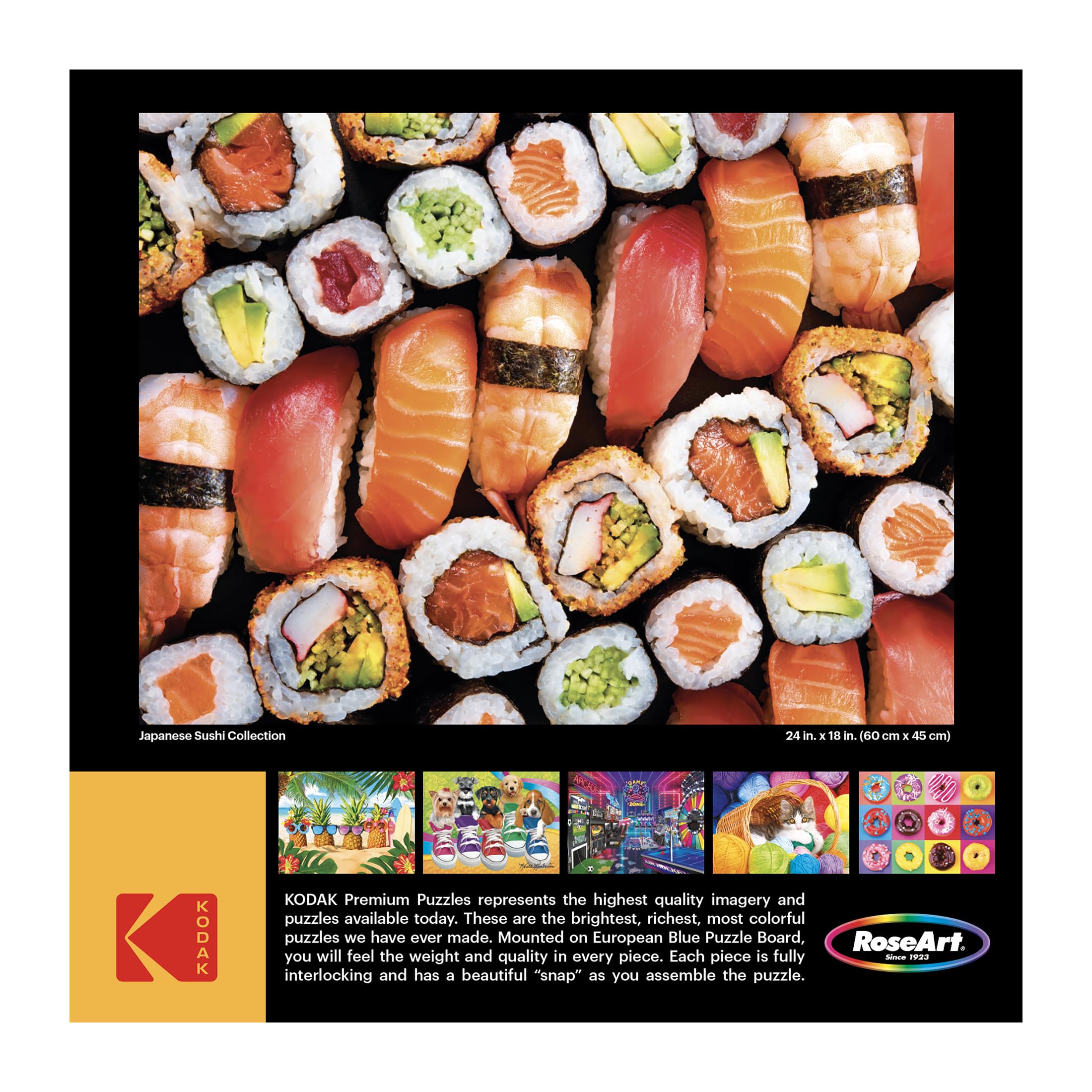 Kodak Premium Japanese Sushi 350-Piece Jigsaw Puzzle by RoseArt