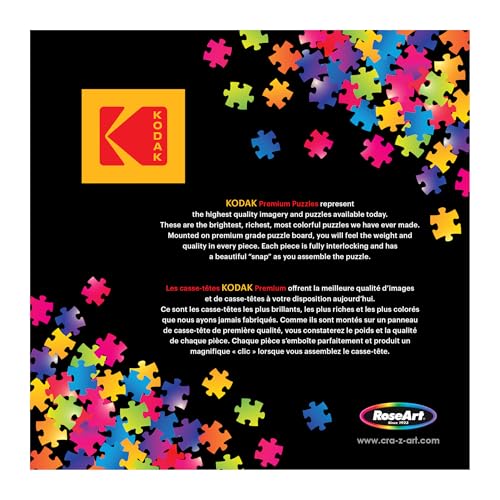 Kodak Premium Puppies on a Picnic Jigsaw Puzzle – 350 Pieces by RoseArt