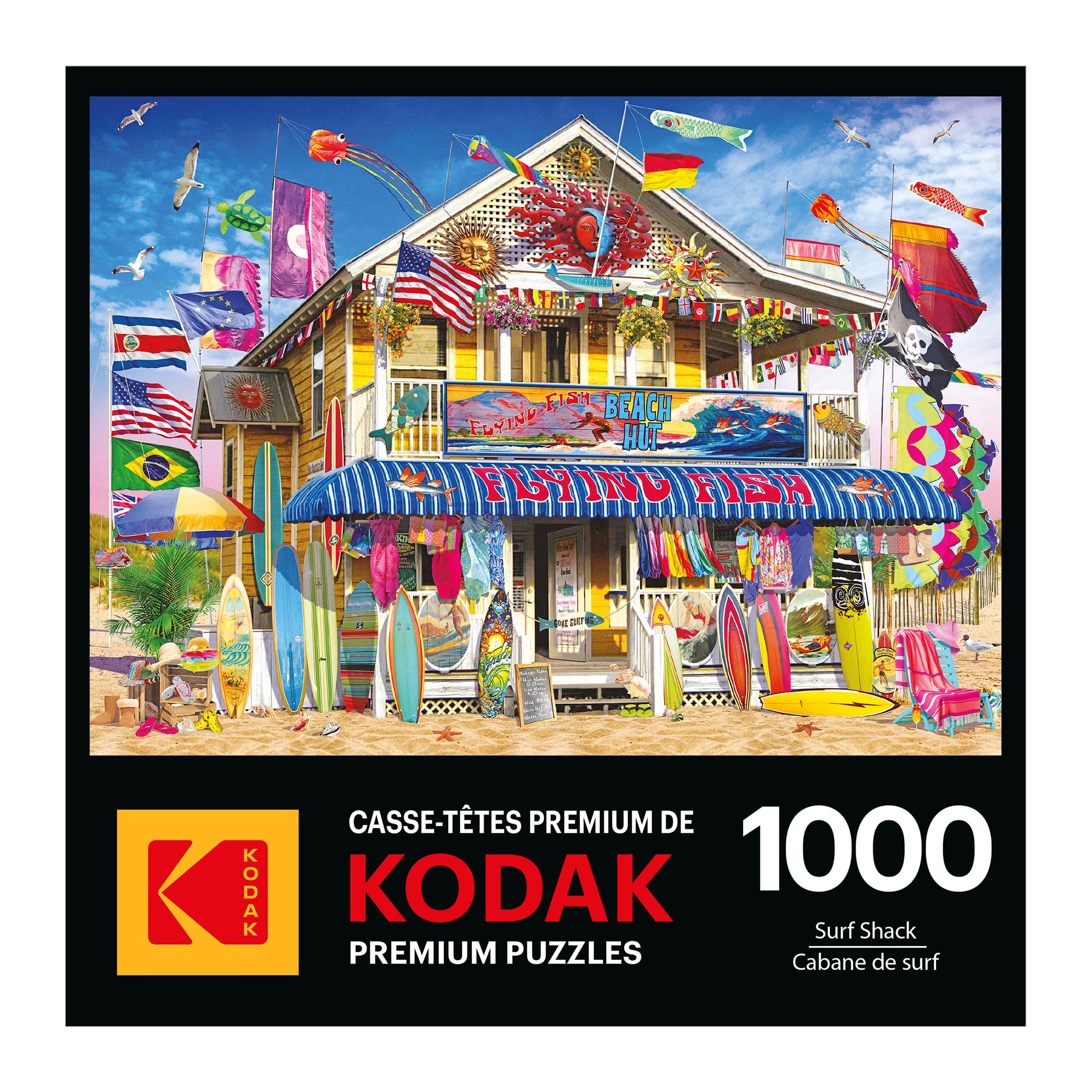 Kodak Premium Surf Shack 1000-Piece Jigsaw Puzzle – RoseArt