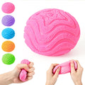 KOSIMI Fuzz Ball Pink Squishy Stress Ball – Soft Fidget Toy for Anxiety Relief and Focus