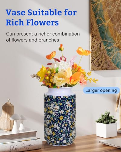 KOSTBAR 3D Puzzle Vase - 162 Pieces, UV Printed, Arc Splicing, Wide Mouth, Removable Water Cup - Unique Gift for Mother's Day