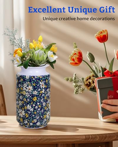 KOSTBAR 3D Puzzle Vase - 162 Pieces, UV Printed, Arc Splicing, Wide Mouth, Removable Water Cup - Unique Gift for Mother's Day