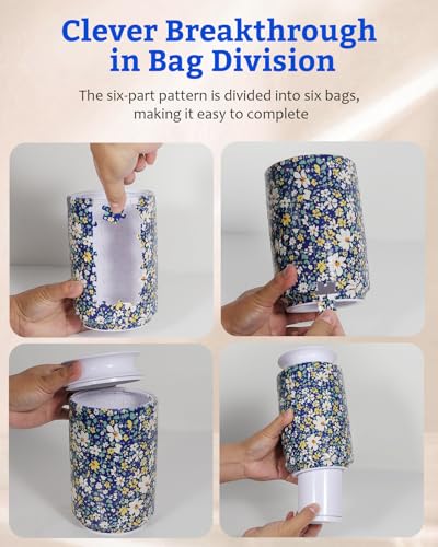 KOSTBAR 3D Puzzle Vase - 162 Pieces, UV Printed, Arc Splicing, Wide Mouth, Removable Water Cup - Unique Gift for Mother's Day