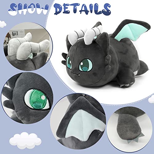 KOWSI Dragon Cat Plush – Fantasy Kawaii Squishy Stuffed Animal Collectible